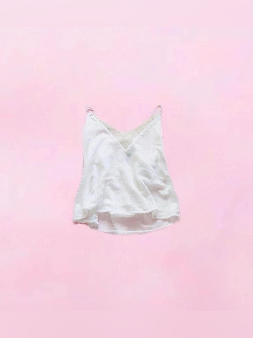 zara ⋆ velvet cutout cami top
